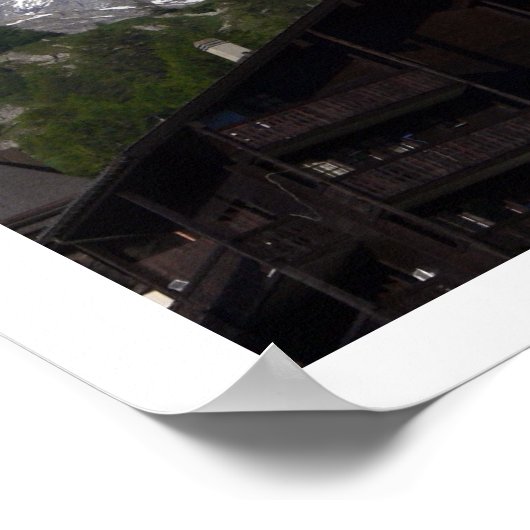 Das Matterhorn-Poster Poster (Ecke)