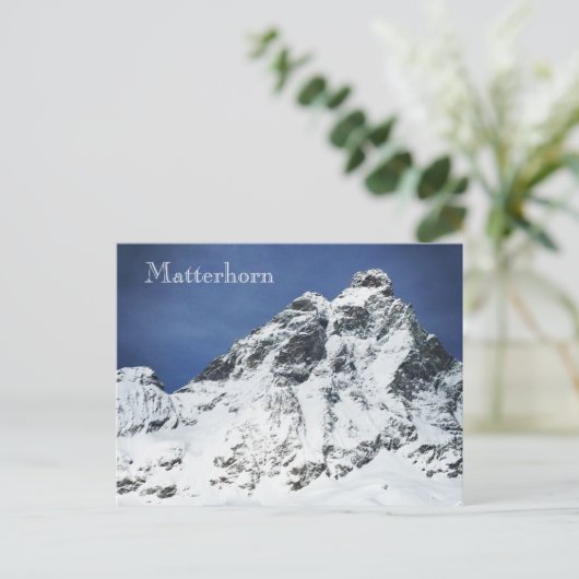 Das Matterhorn Postkarte (Stehend Vorderseite)