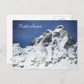 Das Matterhorn Postkarte (Vorne/Hinten)