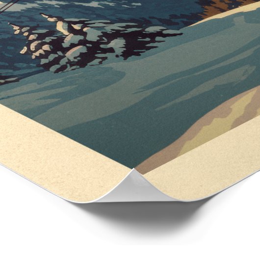 Das Matterhorn V02 Poster (Ecke)