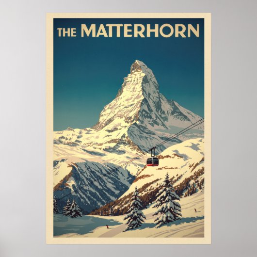 Das Matterhorn V02 Poster (Vorne)