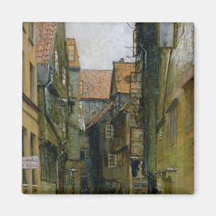 Das Matthiasstrasse in Hamburg, 1891 Magnet