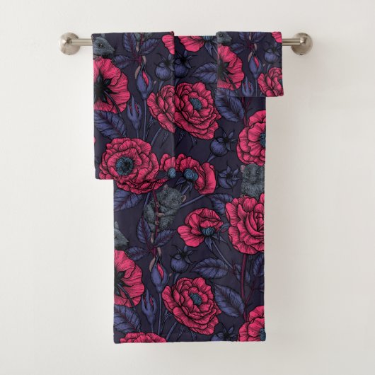 Das Mäuse-Party Badhandtuch Set (Insitu)