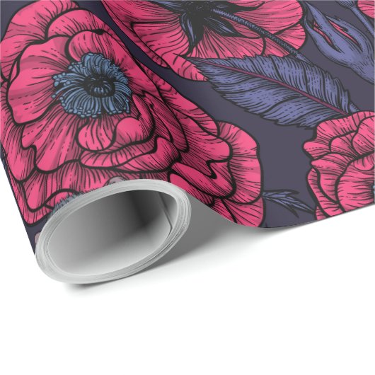 Das Mäuse-Party Geschenkpapier (Rolleneckpunkt)