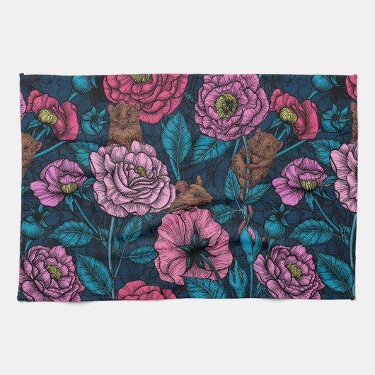 Das Mäuse-Party Geschirrtuch (Horizontal)