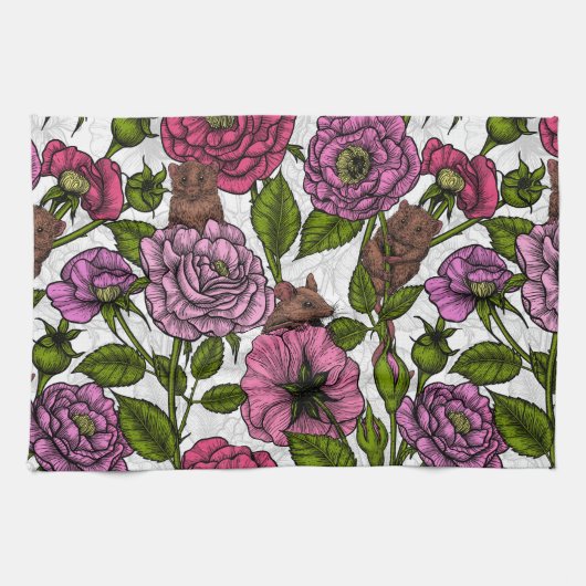 Das Mäuse-Party Geschirrtuch (Horizontal)