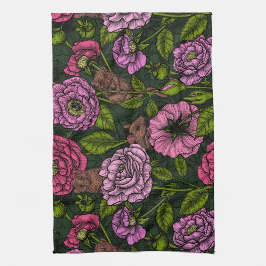 Das Mäuse-Party Geschirrtuch (Vertikal)