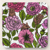 Das Mäuse-Party Getränkeuntersetzer (Vorderseite)