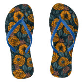 Das Mäuse-Party in Orange und Blau Badesandalen (Fußbett)