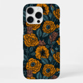 Das Mäuse-Party in Orange und Blau iPhone Hülle (Rückseite)