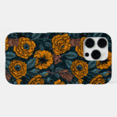 Das Mäuse-Party in Orange und Blau iPhone Hülle (Rückseite (Horizontal))