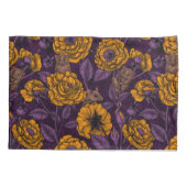 Das Mäuse-Party in Orange und Violett Kissenbezug (Rückseite)