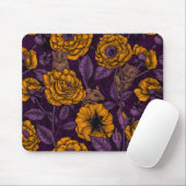 Das Mäuse-Party in Orange und Violett Mousepad (Mit Mouse)