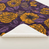 Das Mäuse-Party in Orange und Violett Sherpadecke (3/4)