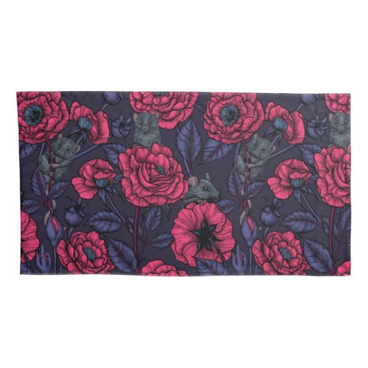 Das Mäuse-Party Kissenbezug (Rückseite-Rechts)