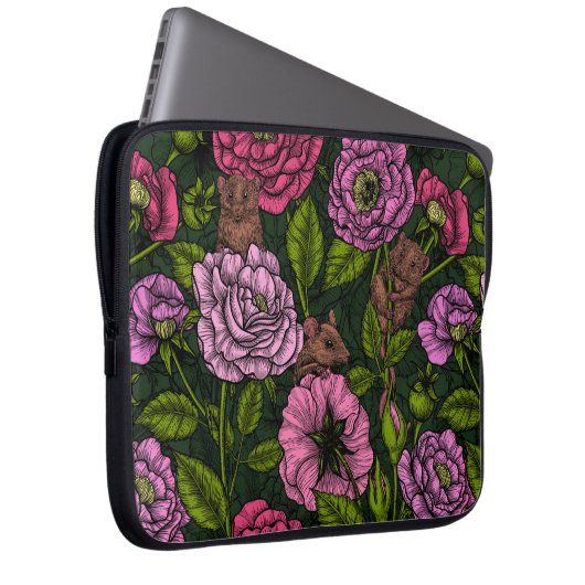 Das Mäuse-Party Laptopschutzhülle (Vorne Rechts)