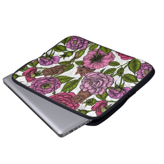 Das Mäuse-Party Laptopschutzhülle (Vorne Knopf)