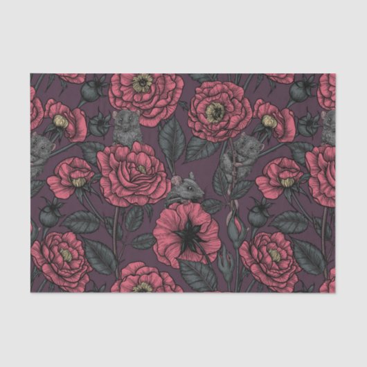 Das Mäuse-Party Seidenpapier (Vorderseite)