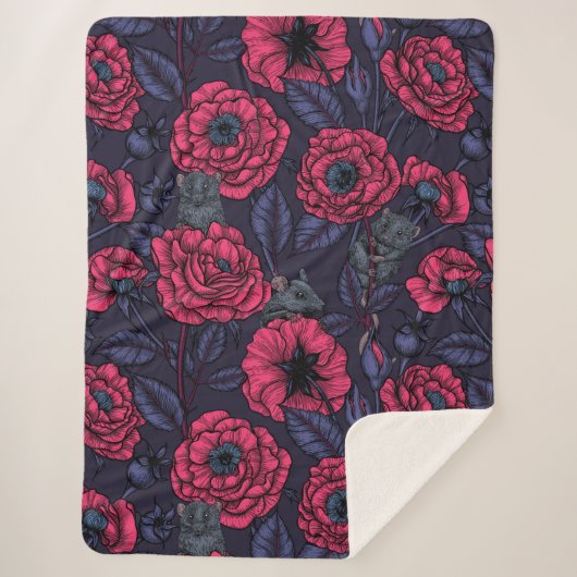 Das Mäuse-Party Sherpadecke (Vorderseite)