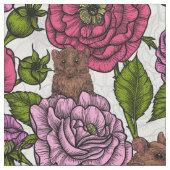 Das Mäuse-Party Stoff (Nahaufnahme)