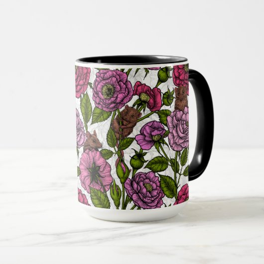 Das Mäuse-Party Tasse (VorderseiteRechts)