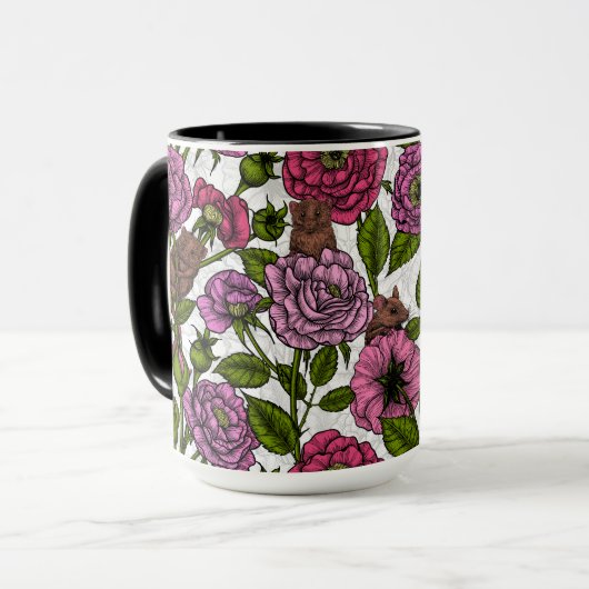 Das Mäuse-Party Tasse (Vorderseite Links)