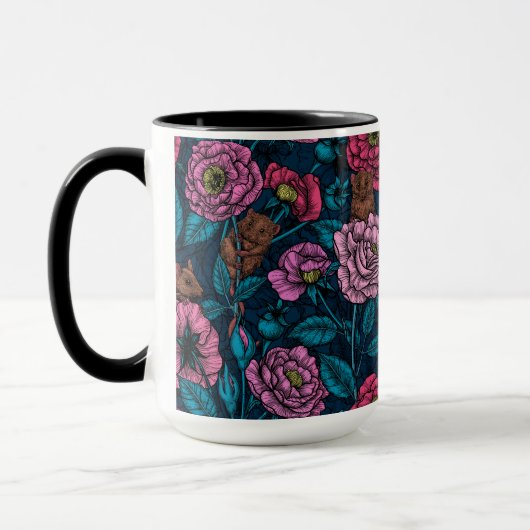 Das Mäuse-Party Tasse (Links)