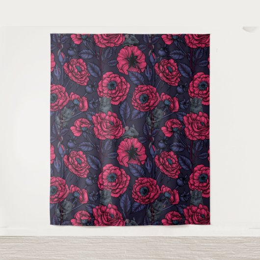 Das Mäuse-Party Wandteppich (Vorderseite)