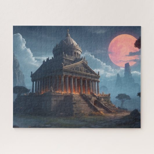 Das Mausoleum bei Halicarnassus, wie von Ai gesehe Puzzle (Horizontal)