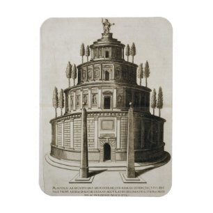 Das Mausoleum von Augustus und von seiner Familie Magnet