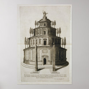 Das Mausoleum von Augustus und von seiner Familie Poster