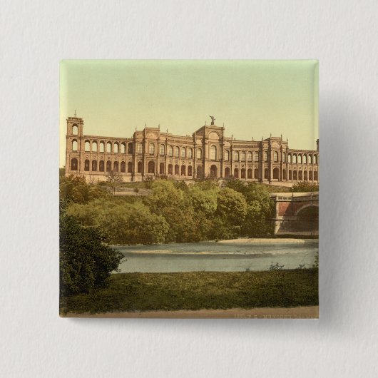 Das Maximillianeum, München, Bayern, Deutschland Button (Vorderseite)