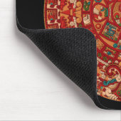 Das Maya (aztekische) Kalender-Rad Mousepad (Ecke)