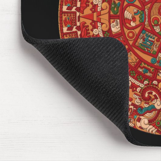 Das Maya (aztekische) Kalender-Rad Mousepad (Ecke)