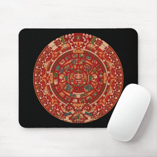 Das Maya (aztekische) Kalender-Rad Mousepad (Mit Mouse)
