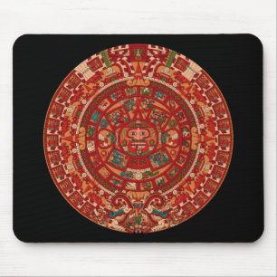 Das Maya (aztekische) Kalender-Rad Mousepad