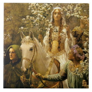 Das Maying der Königin Guinevere durch Fliese