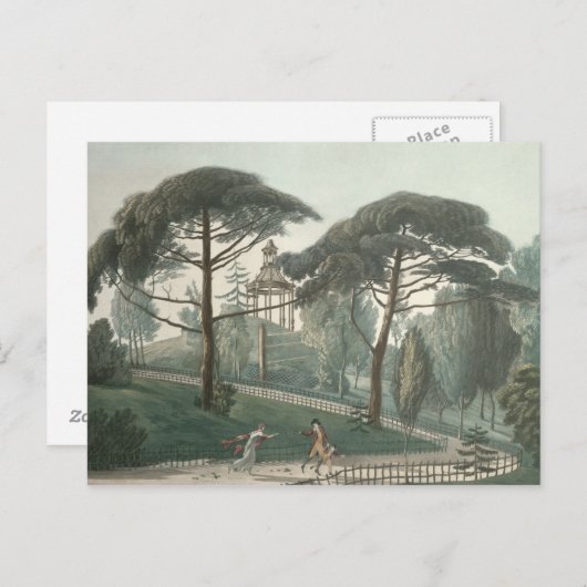 Das Maze oder Belvedere des Jardin des Postkarte (Vorne/Hinten)