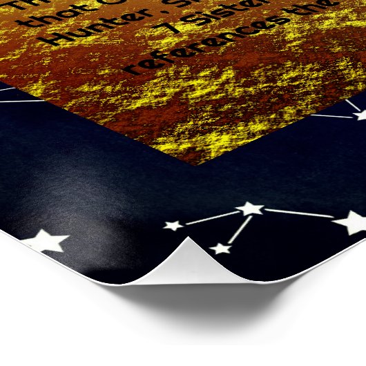 Das Mazzaroth-Glossy-Poster Poster (Ecke)