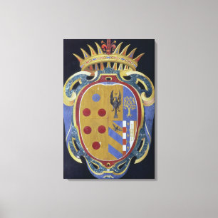 Das Medici-Lorena Wappen, c.1638 (pietra dur Leinwanddruck