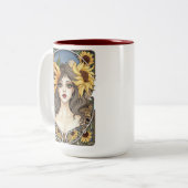 Das Medium Zweifarbige Tasse (Vorderseite Links)