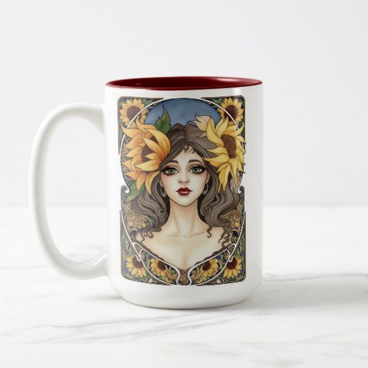 Das Medium Zweifarbige Tasse (Links)