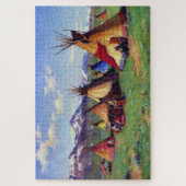 Das Medizin-Tipi Joseph Henry Sharp 1903 Puzzle (Vertikal)