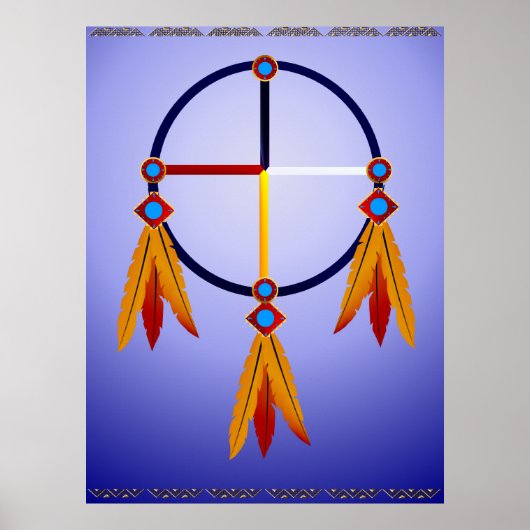 Das Medizinrad-Poster Poster (Vorne)
