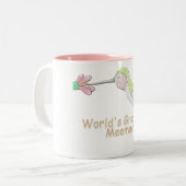 Das Meemaw der Welt bestste Kolibri-Tasse Zweifarbige Tasse (Vorderseite Links)