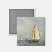 Das Meer, 1831 Magnet (Vorderseite/Rückseite)