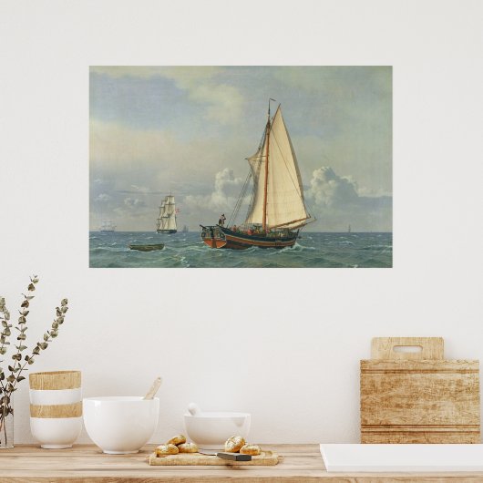 Das Meer, 1831 Poster (Küche)