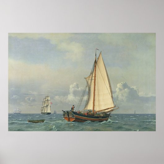 Das Meer, 1831 Poster (Vorne)