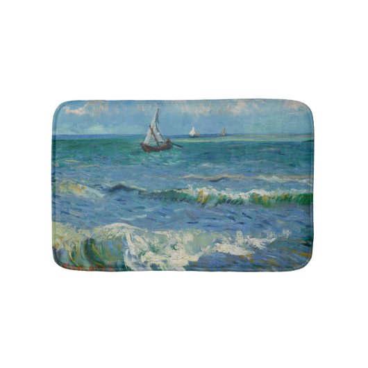 Das Meer am Les Saintes Maries de la Mer | Van Gog Badematte (Vorderseite)