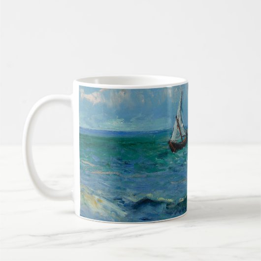 Das Meer am Les Saintes Maries de la Mer | Van Gog Kaffeetasse (Links)